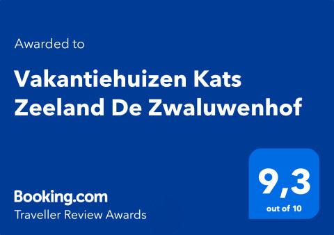 Reviewscore Booking Zwaluwenhof